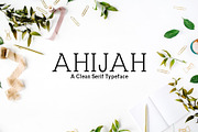 Ahijah A Clean Serif Font Family, a Serif Font by Creativetacos (Thumbnail 1 of 5)