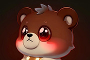 Procreate Cute Chibi Bears Stamps, a Brush Add-On by OneBerryCreations (Thumbnail 3 of 10)
