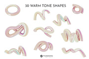 Glossy Abstract 3D Rendered Shapes, a Background Graphic by Youandigraphics (Thumbnail 11 of 13)