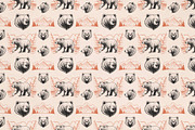 Bear Illustrations Hand-Drawn Vector, an Animal Illustration by Trape Graphic Studio (Thumbnail 9 of 10)