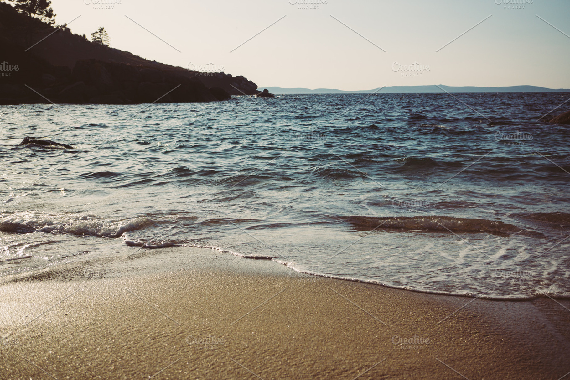 shore beach, a Holiday Photo by ApertureVintage