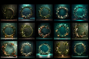 Floral Ring Backdrops Maternityshoot, a Background Graphic by Chipshpow Graphics (Thumbnail 2 of 13)