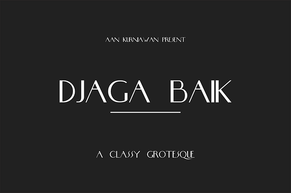 DJaga Baik (A classy Grotesque Sans) preview 7