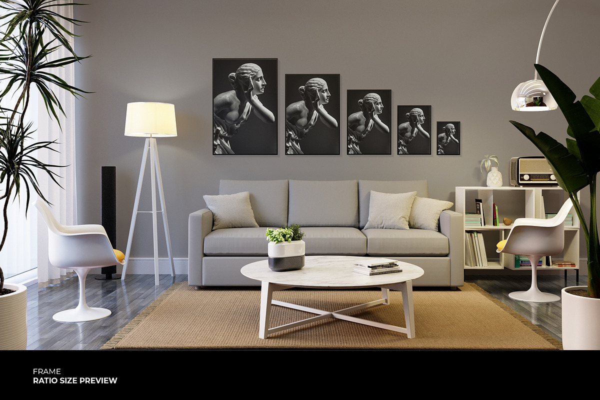 Wall Frame Mock-up, a Household Mockup by Colatudo Store (Photo 5 of 12)