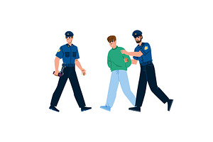 uniform policeman vector, a Person Illustration by pikepicture
