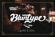 Bluntype Typeface, a Script Font by ikiiko (Thumbnail 1 of 8)