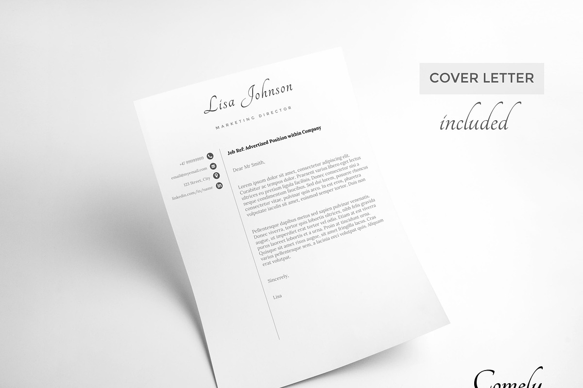 Resume Template | CV, a Resume Template by Comely Design Studio (Photo 3 of 5)