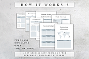 Digital Travel Planner Templates PDF, a Stationery Template by BRANDcontent (Thumbnail 6 of 6)