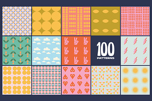 200 Vector Mosaics & Patterns