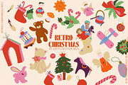 Retro Christmas Toys & Flowers, an Object Graphic by nadispasibenko (Thumbnail 11 of 12)