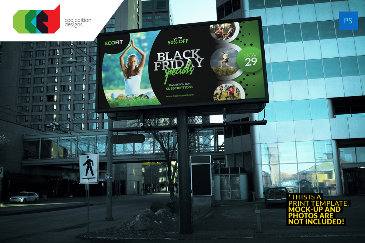 Black Friday Billboard 1, a Flyer Template by Cooledition (Photo 3 of 5)