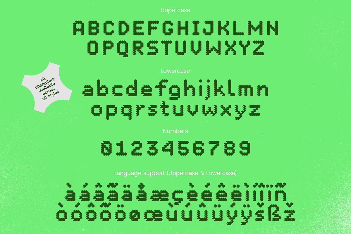 Halo Halo - Multi-Style Modular Font, a Sans Serif Font by Studio Aurora (Photo 4 of 9)