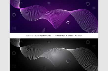 Abstract wave background