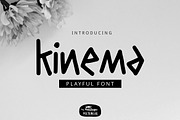 Kinema Font, a Sans Serif Font by YandiDesigns (Thumbnail 1 of 4)