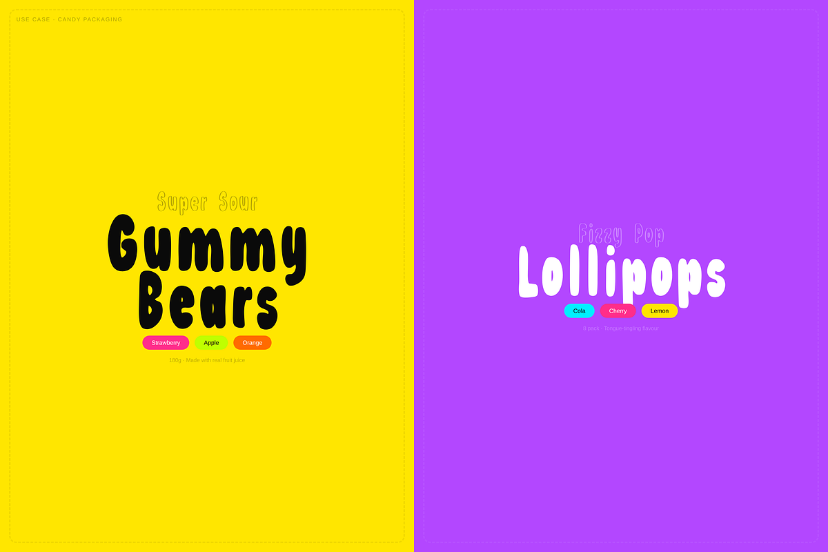 Jello — Bubble Display Font Duo, a Handwritten Font by Lettra Studio (Photo 10 of 22)