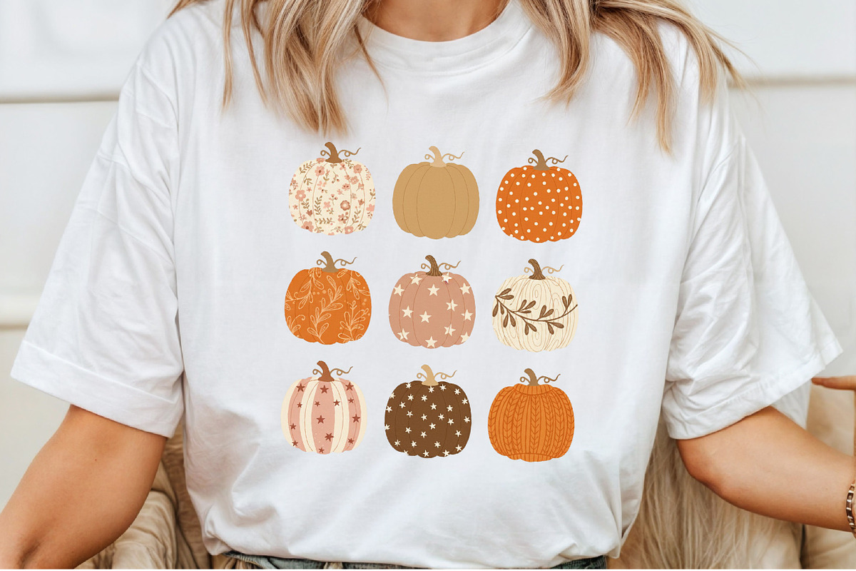 Pastel Pumpkin Coquette Fall Autumn, an Illustration by Craft Nest (Photo 4 of 6)