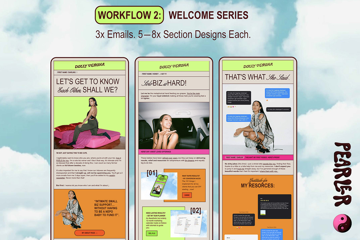 Flodesk Lead Gen 5x Email Templates, an Email Template by PEARLER (Photo 4 of 9)