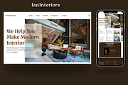 IanInterior-Interior Design Template, a React Template by NomaTemplates (Thumbnail 2 of 12)