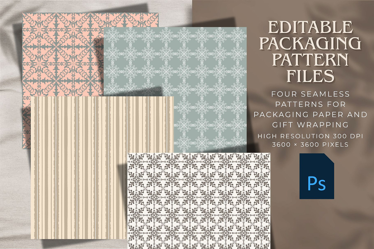 Branding Editable Package Patterns, a Pattern Graphic by Studio Print Co. (Photo 8 of 14)