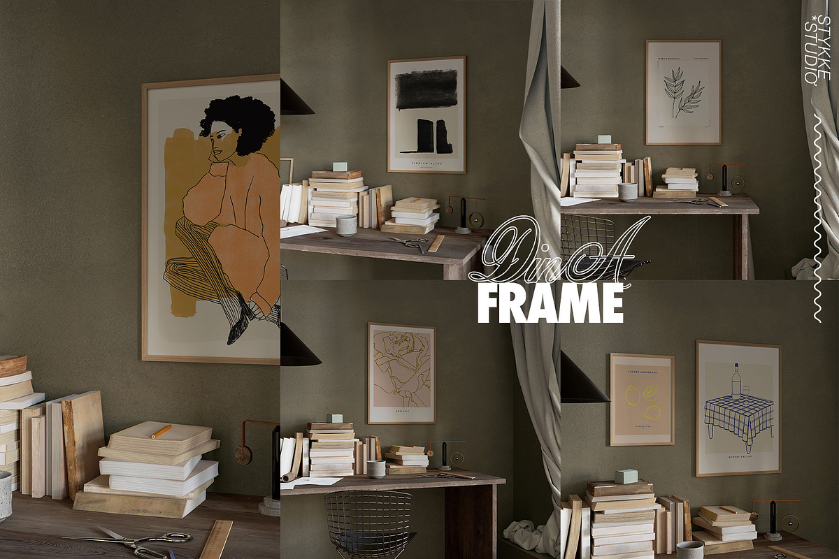 ARTISAN | Frame Mockup Vintage Set, a Household Mockup by Stykke Studio (Photo 3 of 6)