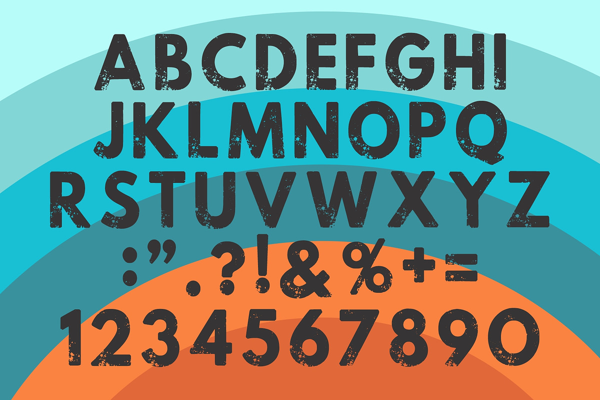 North West Vintage Font, a Sans Serif Font by Fourteen Letter (Photo 5 of 6)