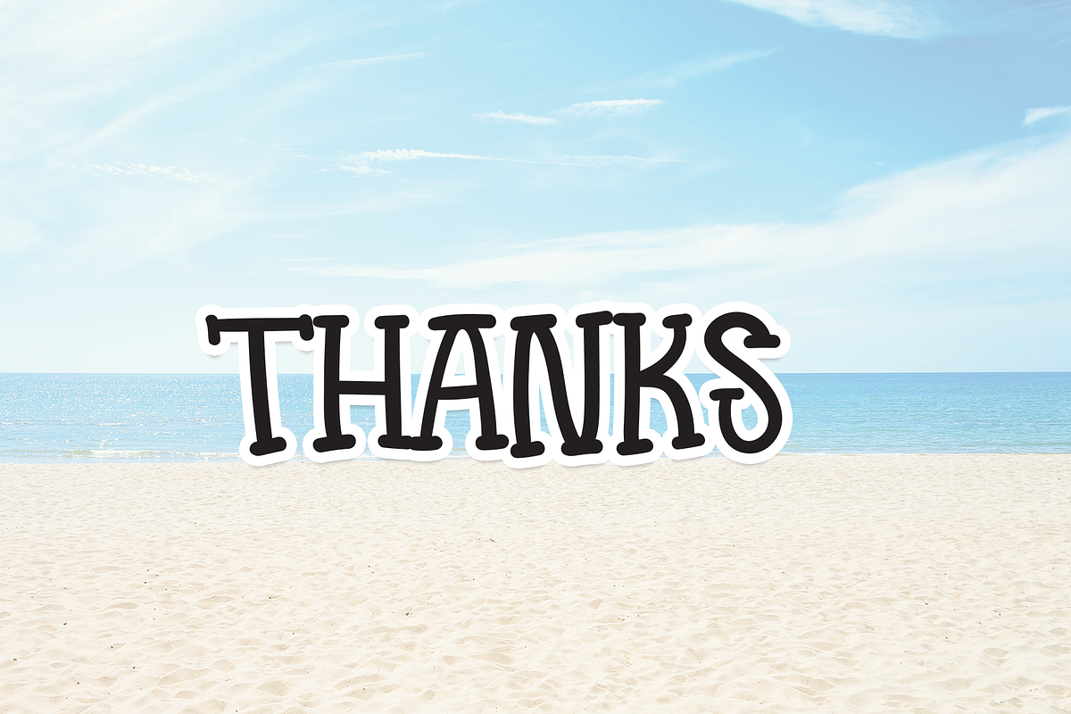 Beach And Sand | Script Font, a Script Font by Scratchones (Photo 2 of 7)