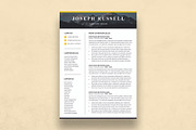 Resume Template, a Resume Template by DesignDevisers (Thumbnail 3 of 10)