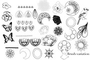 Adult coloring book procreate brush, a Brush Add-On by Meisanmui (Thumbnail 5 of 5)