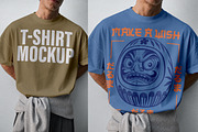 T-Shirt Mockup PSD - Male Model, a Shirt Mockup by Rymden_Fl (Thumbnail 1 of 5)