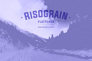 RISOGRAIN Flattener Photoshop Effect, a Templates & Theme by velvetmade.designs (Thumbnail 1 of 9)