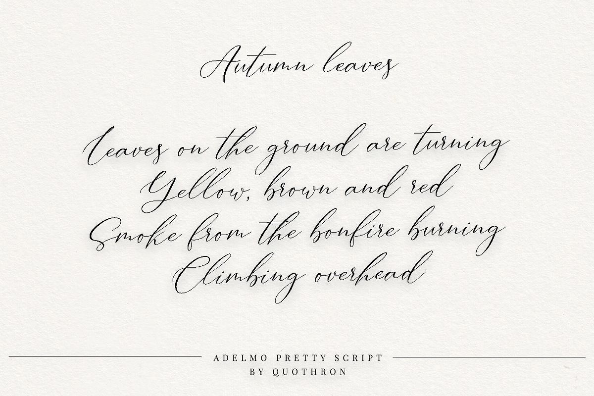 Adelmo - Pretty Script preview 2