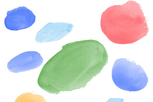 44 Water Color Brushes For Photoshop