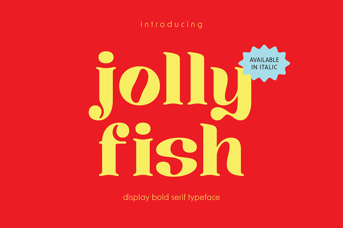 Jollyfish - Serif Font, a Serif Font by Pikgura (Photo 1 of 8)