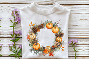 Watercolor Coastal Thanksgiving Clip, an Illustration by Rose Art (Thumbnail 5 of 7)