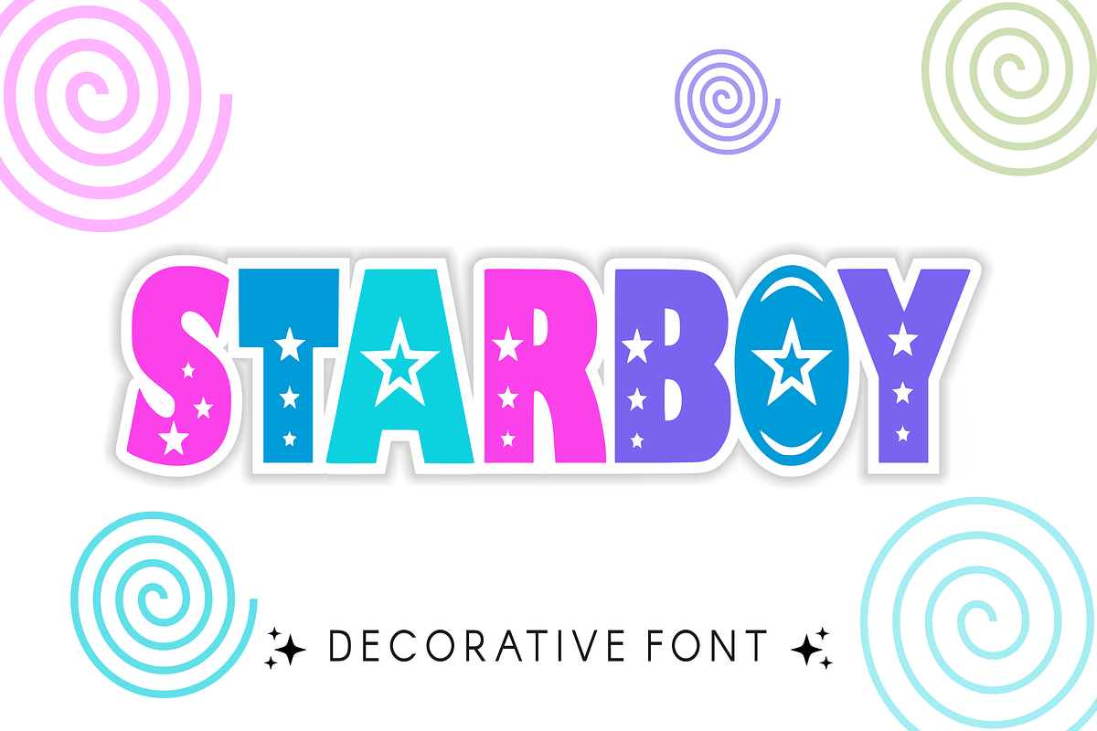 PopStar - Pop Star Font Type, a Font by KiddoGlyphs Studio (Photo 2 of 3)