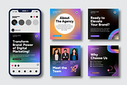 Digital Marketing Social Media Post, a Social Media Template by MightyDesign (Thumbnail 1 of 8)