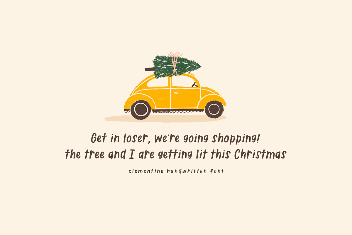 Clementine Handwritten Font, a Font by ReveryWorks (Photo 2 of 14)