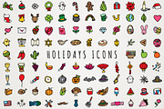 Holidays Icons, an Icon by Lemonade Pixel (Thumbnail 1 of 5)