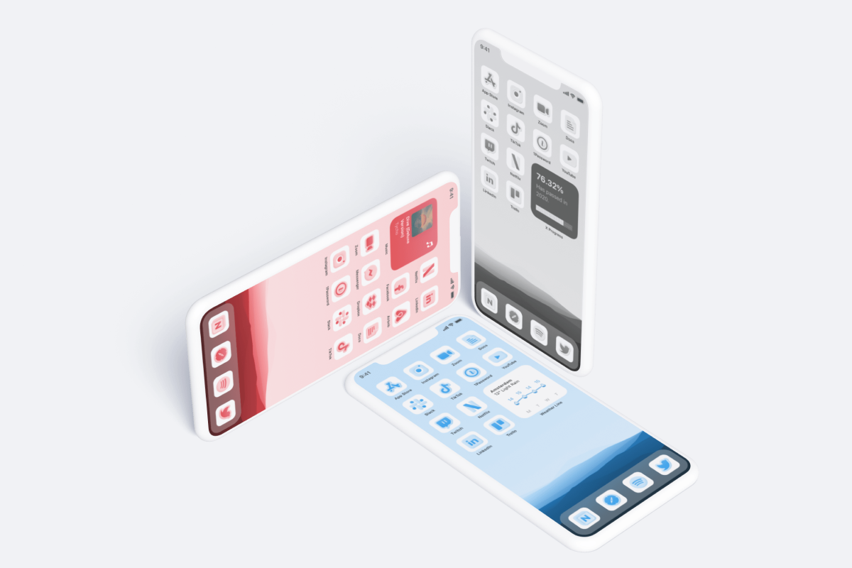 iOS 14 Premium Home Screen Icons, an Icon by Totora Studio (Photo 6 of 6)