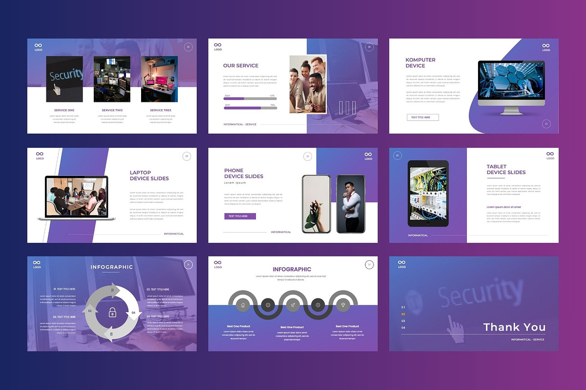 INFORMATICAL IT  Google Slides, a Presentation Template by Rizki Herdian (Photo 5 of 5)