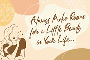 Bathersilla Brush Wedding Font, a Script Font by MikroType Std (Thumbnail 4 of 9)