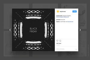 Instagram Black Friday Templates