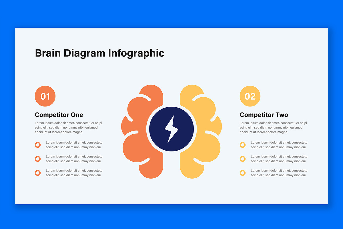 Creative Brain Diagram Infographic, a Presentation Template by ContestDesign (Photo 4 of 5)