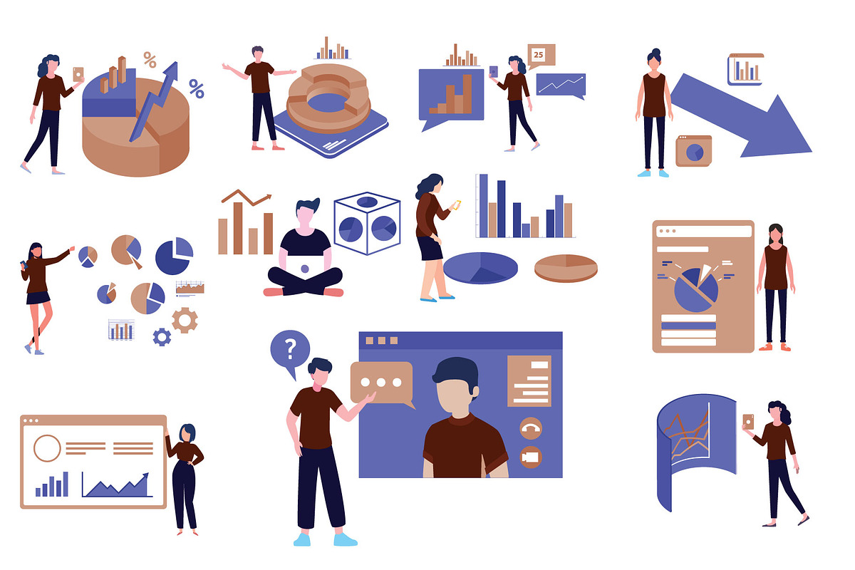 Data Analytics for Creatives, an Illustration by Vector Portal (Photo 4 of 6)