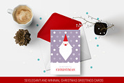 50 Christmas Greeting Cards Set, a Poster Template by Pingebat (Thumbnail 2 of 9)