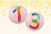Birthday Rainbow Numbers, a Decorative Illustration by swiejko (Thumbnail 4 of 4)