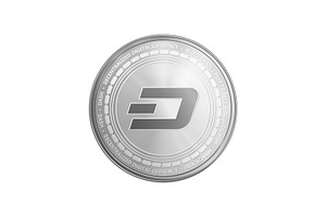 Silver Ethereum Coin Symbol.