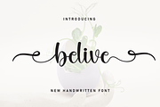 Belive | Script Font, a Handwritten Font by Scratchones (Thumbnail 1 of 9)