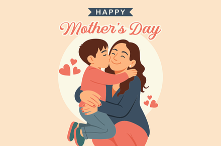 Happy Mother's Day Huge Her Boy