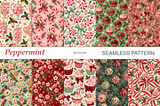 Peppermint Parlor Seamless Patterns, a Pattern Graphic by Colorsfav (Thumbnail 1 of 7)